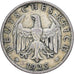 ALEMANHA, REPÚBLICA DE WEIMAR, 2 Mark, 1925, Berlin, Prata, VF(30-35), KM:45