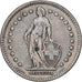Zwitserland, 2 Francs, 1921, Bern, Zilver, FR+, KM:21