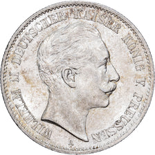 Estados Alemães, PRUSSIA, Wilhelm II, 2 Mark, 1898, Berlin, Prata, AU(55-58)
