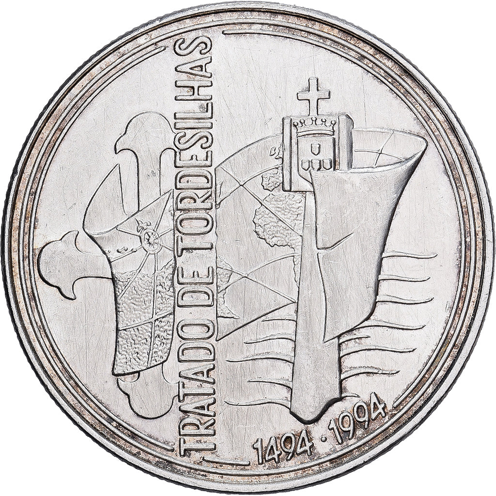 Portugal, 1000 Escudos, 1994, Lisbon, Silver, AU(55-58), KM:675