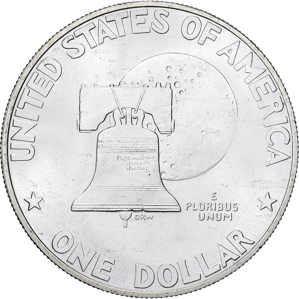 Estados Unidos, Dollar, Eisenhower, 1976, San Francisco, Plata, SC, KM:206a