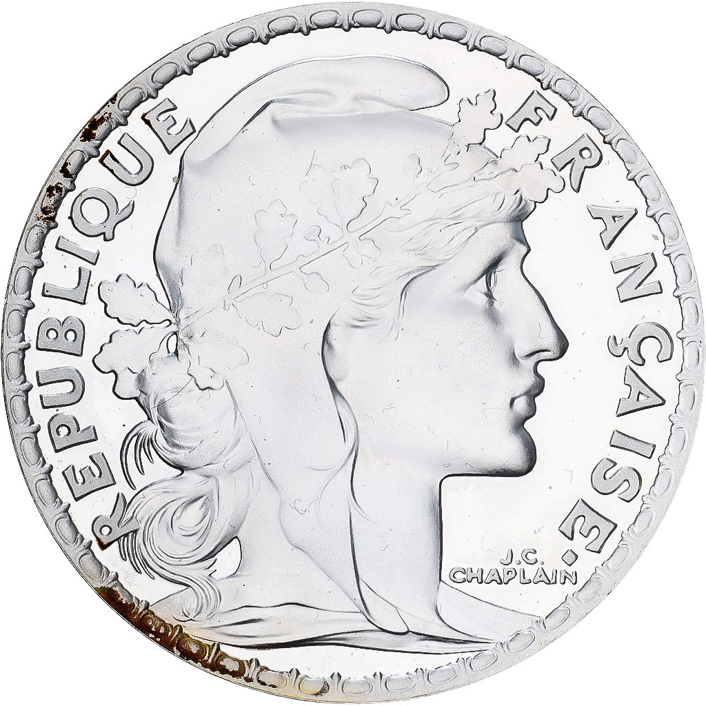 France, 10 Francs, 2000, Paris, Silver, MS(63), KM:1971