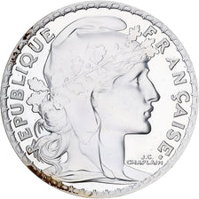 França, 10 Francs, 2000, Paris, Prata, MS(63), KM:1971