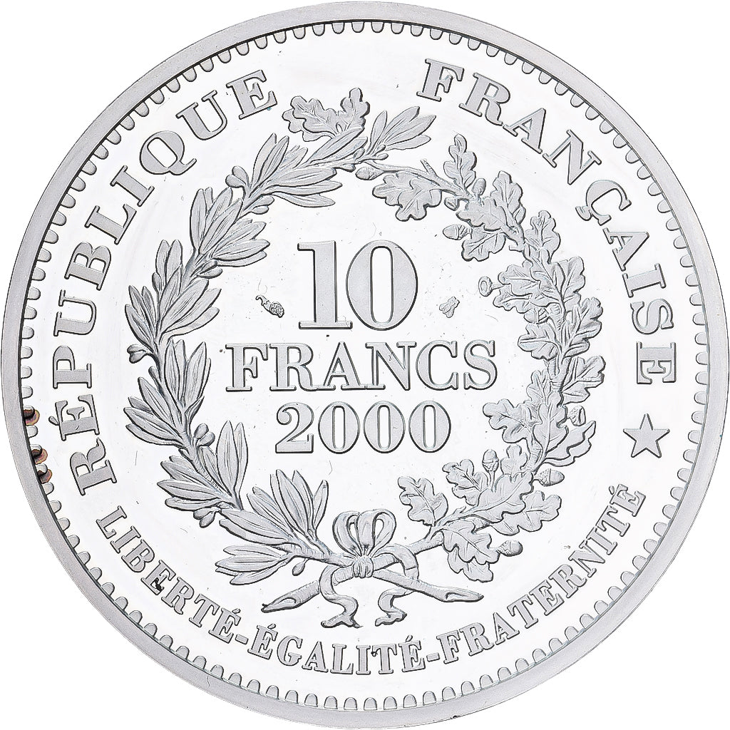 França, 10 Francs, Monnaie de Paris, Louis d'or de Louis XIII, 2000, Paris