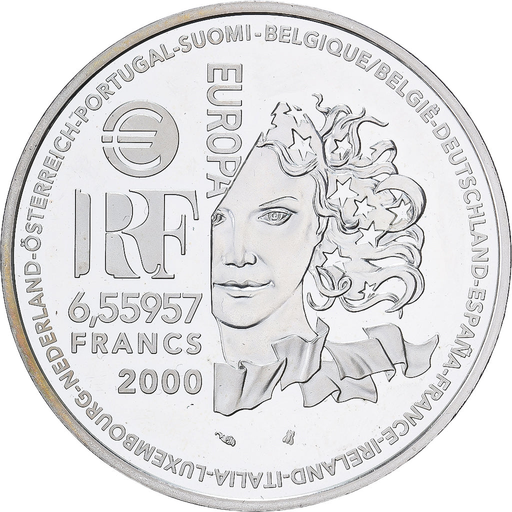 Francia, 6.55957 Francs, Europa, 2000, Paris, Plata, EBC, KM:1225