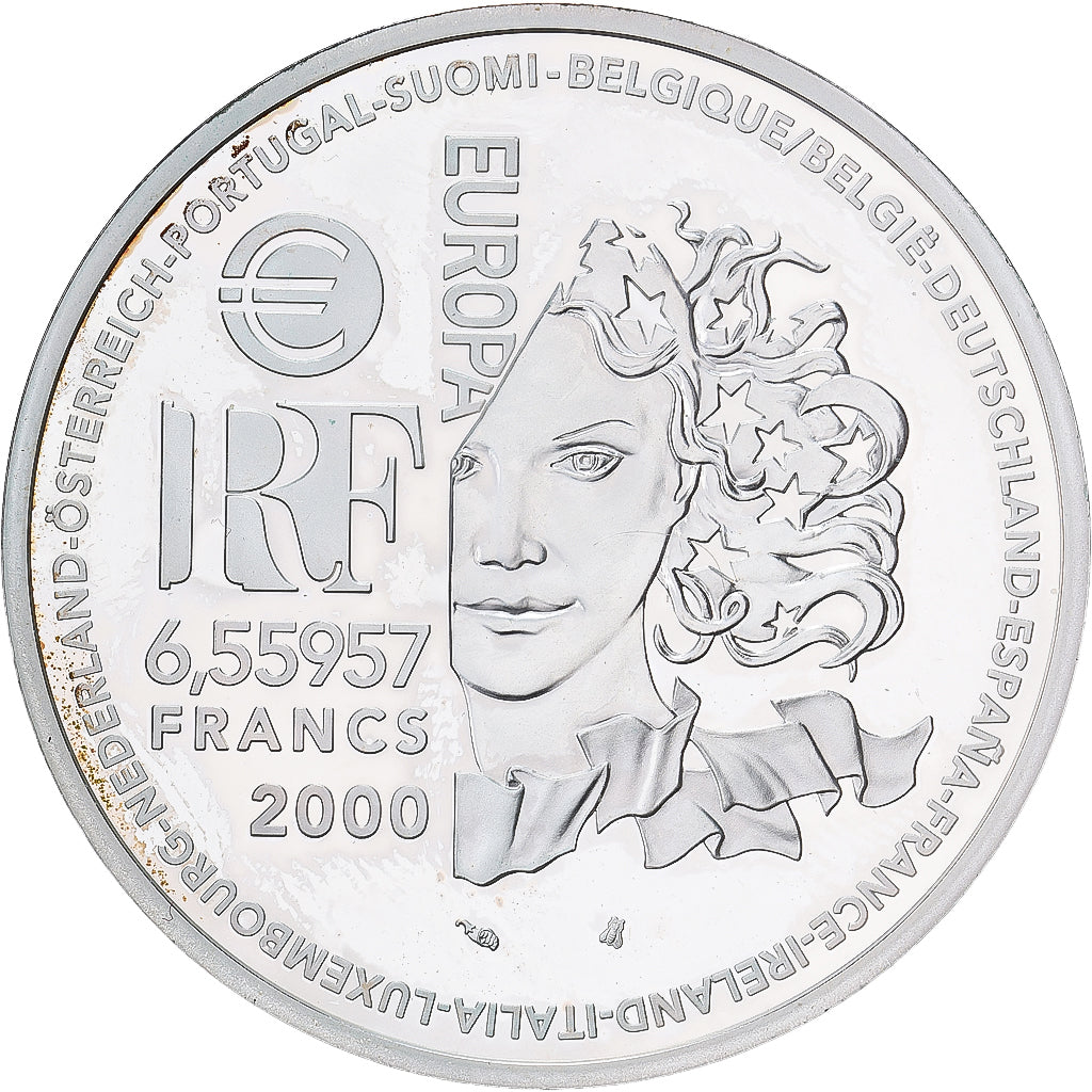 França, 6.55957 Francs, Europa - L'art classique et baroque, 2000, Paris