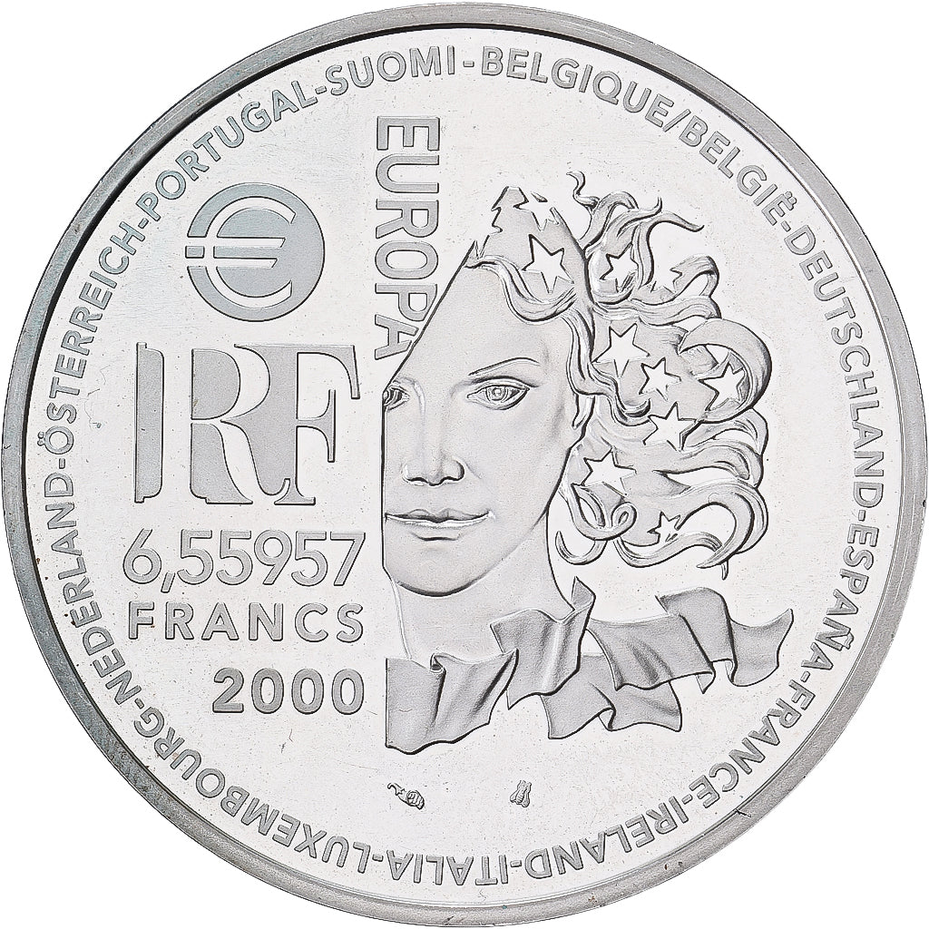 Moneta, Francja, Europa - L'art de la Renaissance, 6.55957 Francs, 2000, Paris