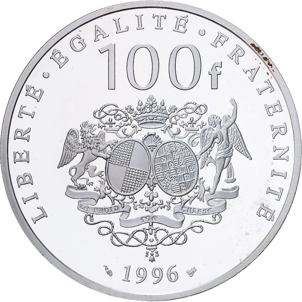 Frankrijk, 100 Francs, 1996, Proof, Zilver, PR, KM:1138