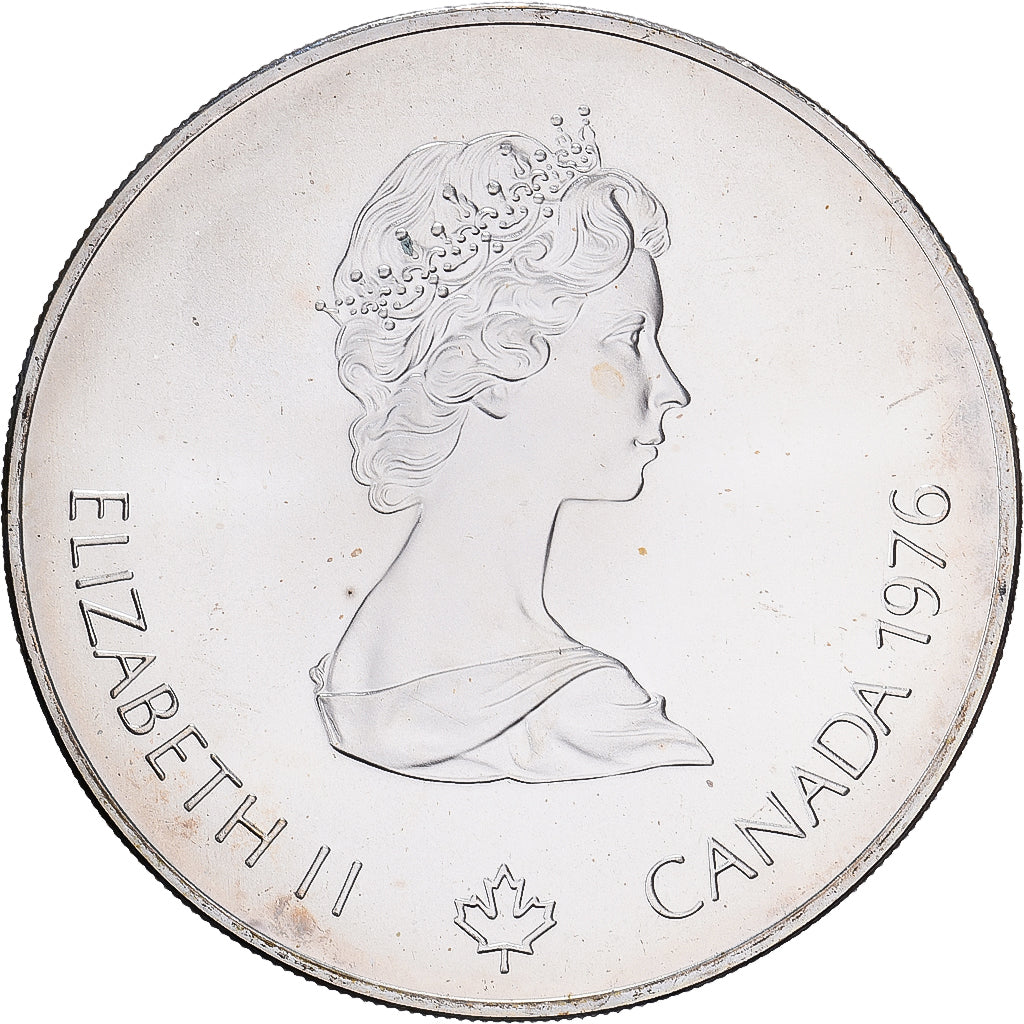 Canada, Elizabeth II, 5 Dollars, 1976, Royal Canadian Mint, Zilver, UNC, KM:107
