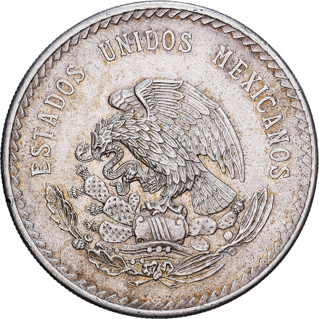 Mexico, 5 Pesos, 1948, Mexico City, Zilver, ZF, KM:465