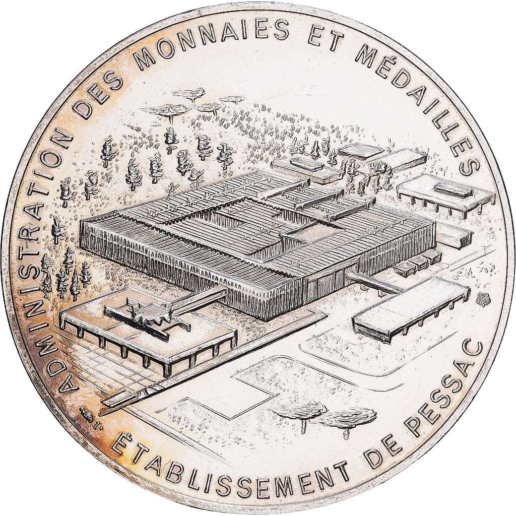 Francja, Module de 50 Francs, PESSAC, ND (1973), MDP, Srebro, AU(50-53)