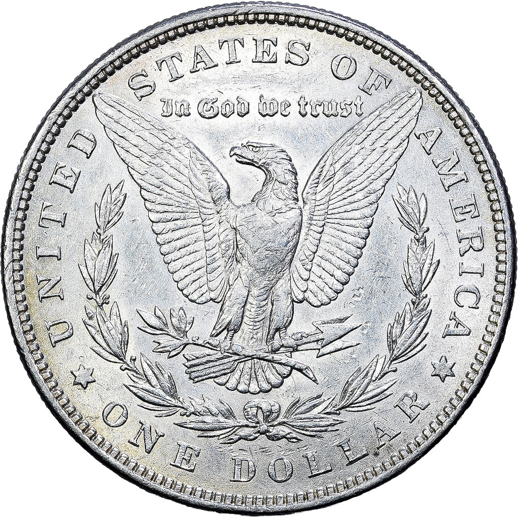 United States, Morgan dollar, 1880, Philadelphia, Silver, AU(50-53), KM:110
