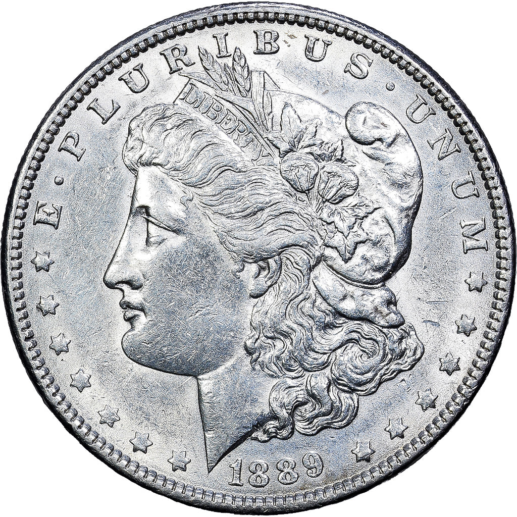 Vereinigte Staaten, Morgan dollar, 1889, Philadelphia, Silber, SS, KM:110