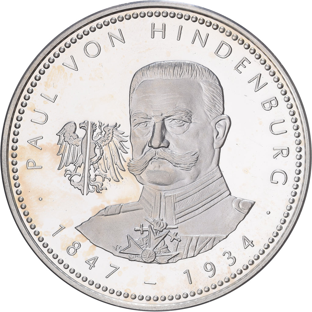 Deutschland, Medaille, Paul von Hindenburg, Silber, VZ