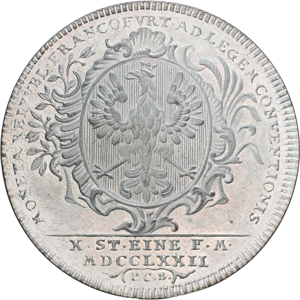 Niemcy, medal, Srebro, Ville Libre de Francfort, reproduction de Thaler