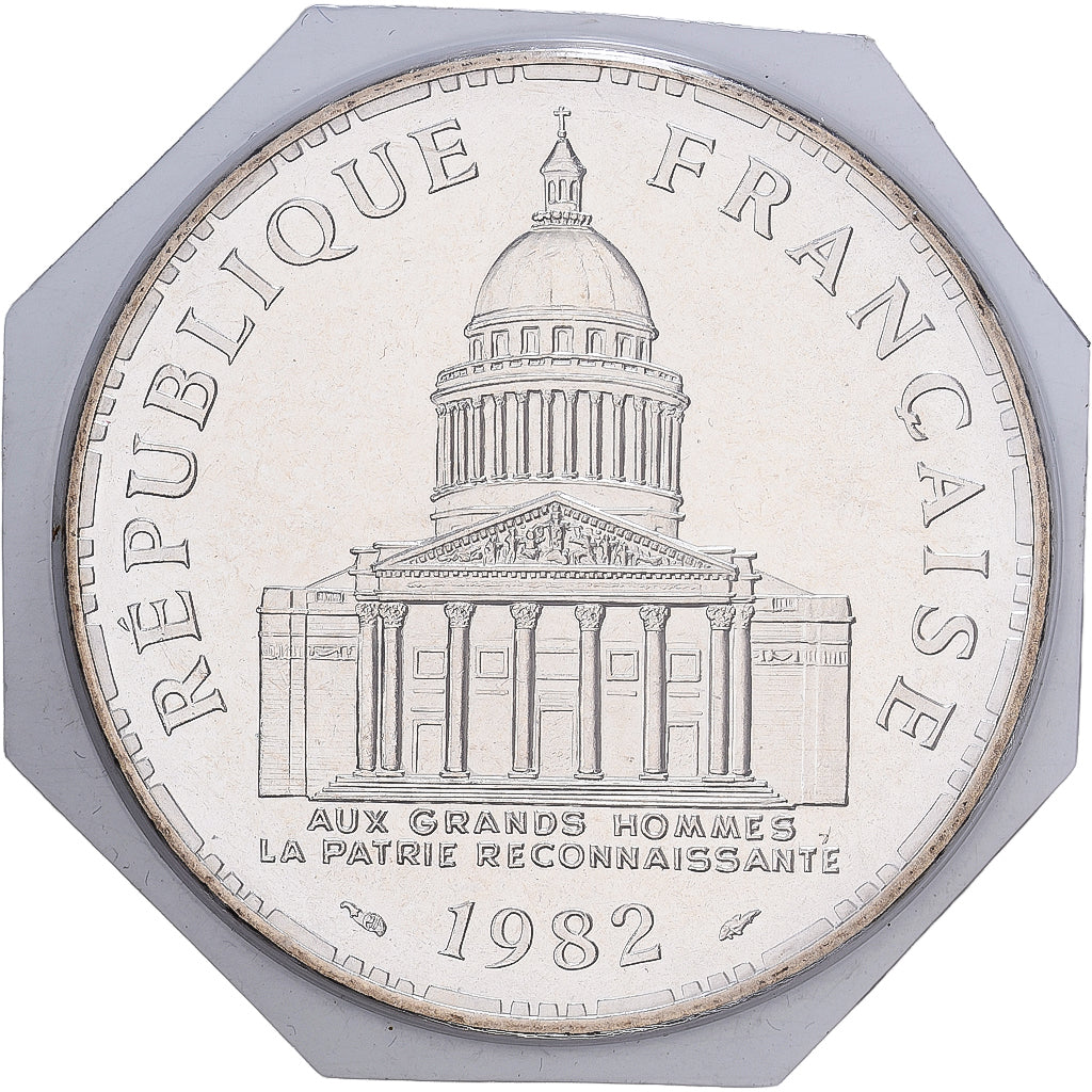 Frankreich, 100 Francs, Panthéon, 1982, Paris, FDC, Silber, STGL, Gadoury:898