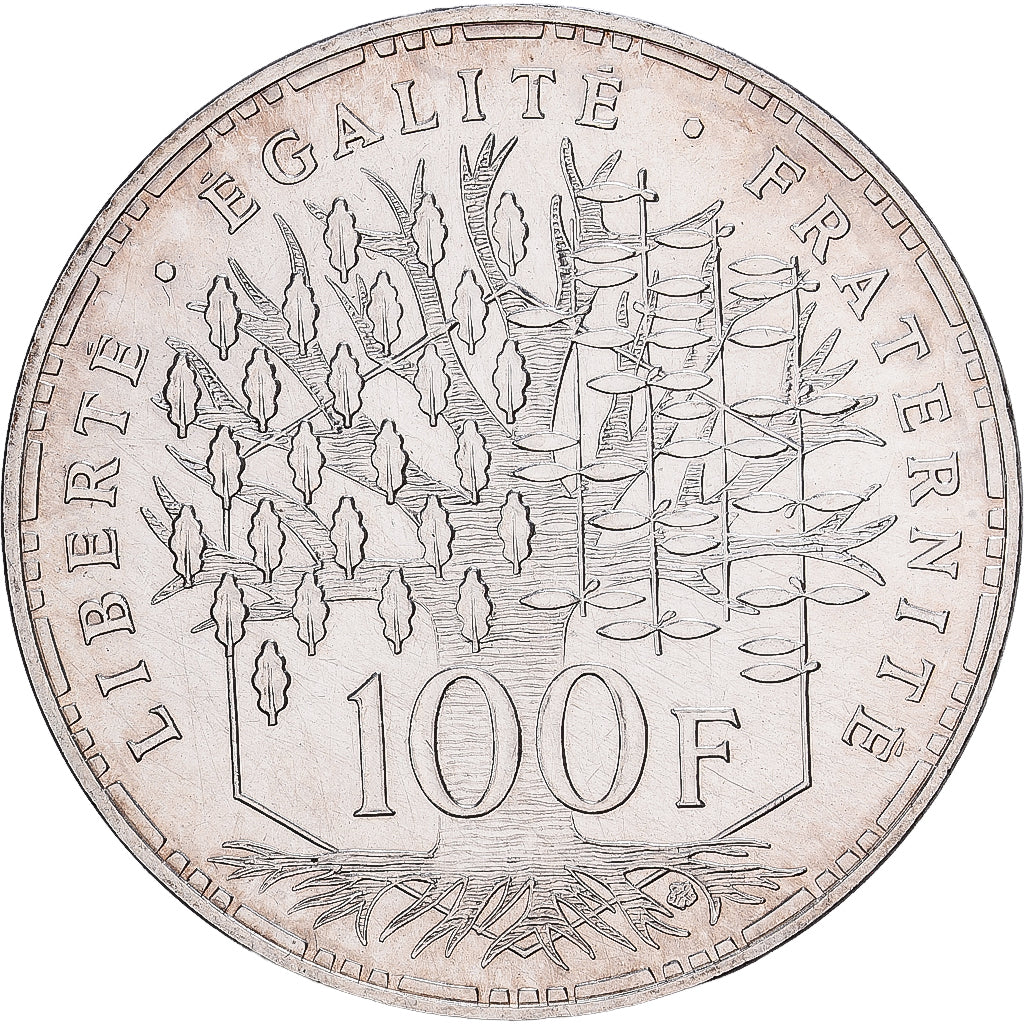 Frankreich, 100 Francs, Panthéon, 1986, Paris, Silber, VZ, Gadoury:898