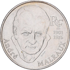 Francia, 100 Francs, André Malraux, 1997, Plata, EBC, KM:1188