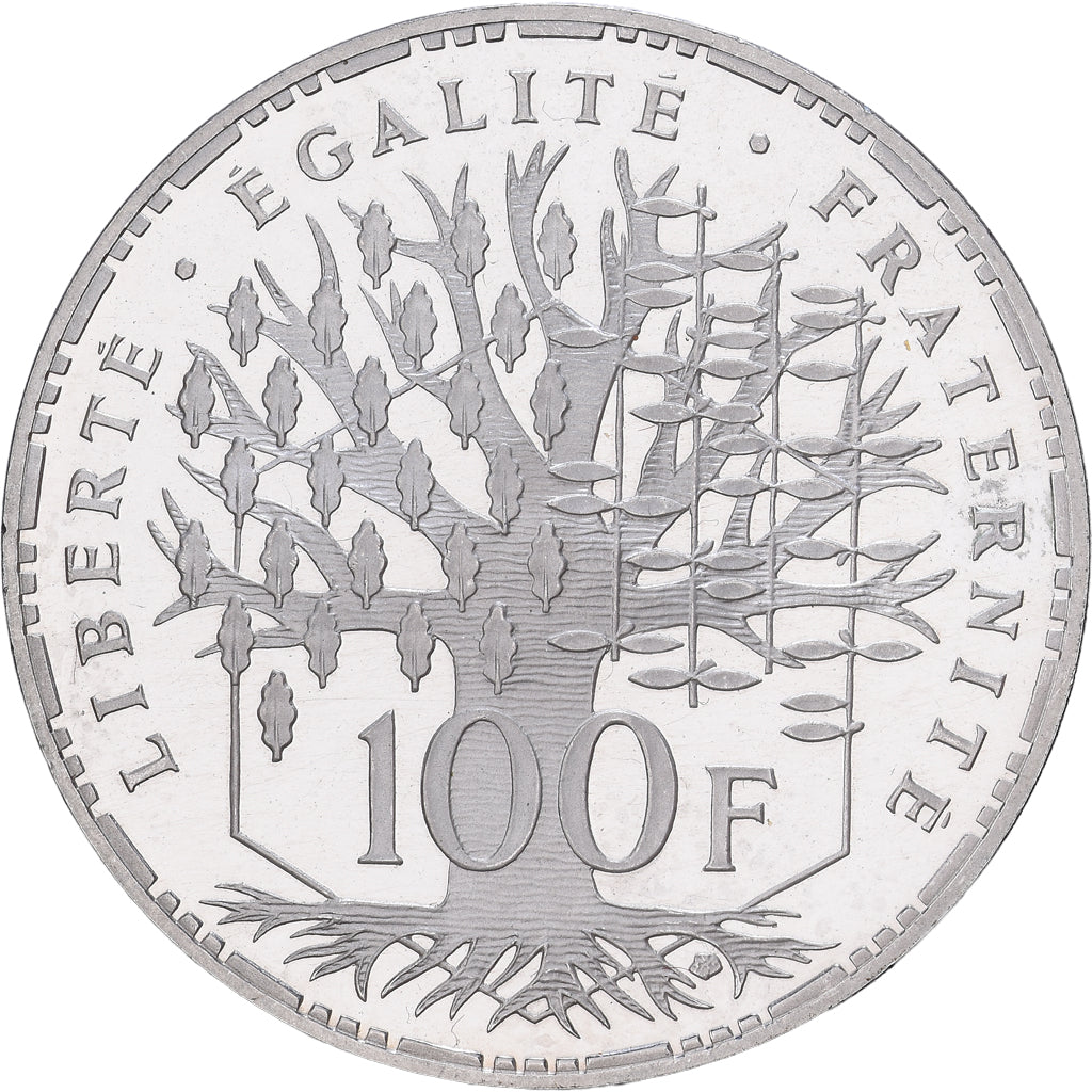 Frankreich, 100 Francs, 2001, BE, Silber, SS+, Gadoury:898 a
