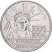Francia, 100 Francs, Statue de la Liberté, 1986, Paris, Piéfort, Plata, MBC+