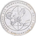 Alemania, 10 Euro, Introduction de l'euro, 2002, Stuttgart, Plata, SC, KM:215