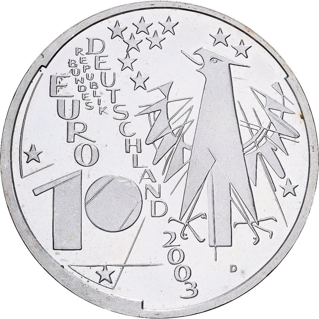 Deutschland, 10 Euro, German Museum Munich, 2003, Munich, Silber, UNZ, KM:225