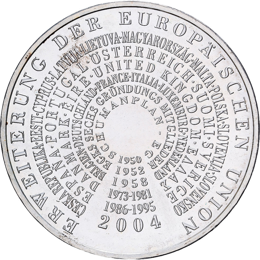 Germany, 10 Euro, European Union, 2004, Karlsruhe, Silver, MS(63), KM:231