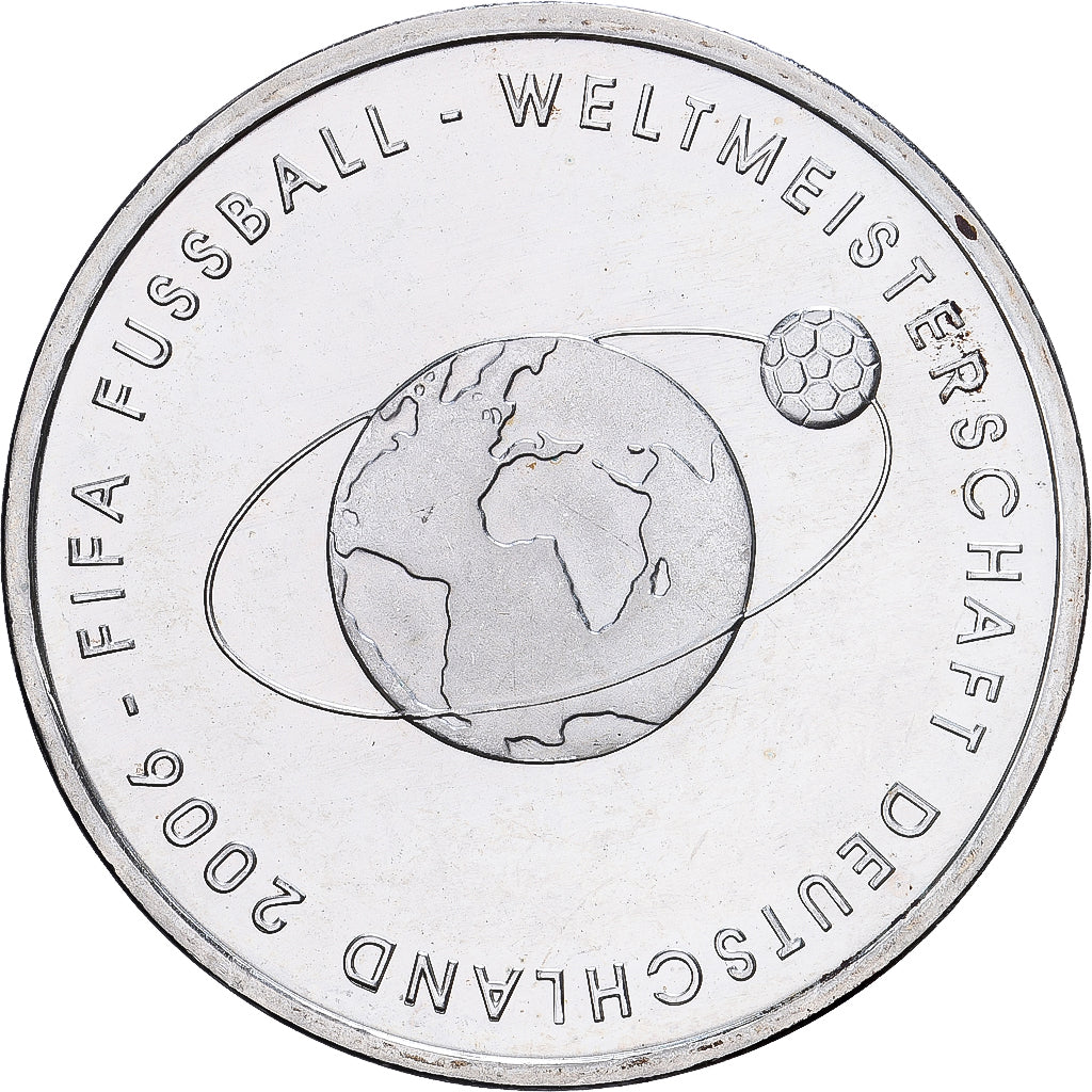 Germany, 10 Euro, 2006 FIFA World Cup, 2004, Stuttgart, Silver, MS(63), KM:229