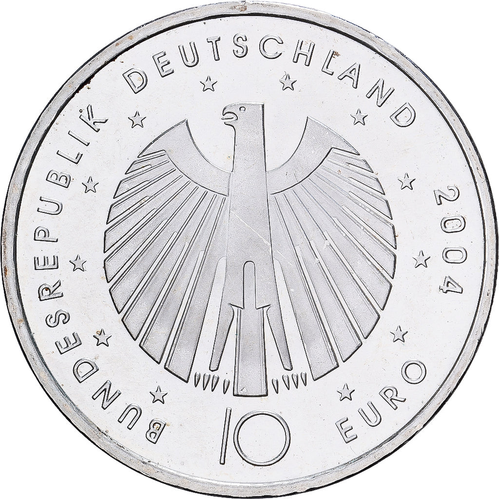 Germany, 10 Euro, 2006 FIFA World Cup, 2004, Stuttgart, Silver, MS(63), KM:229