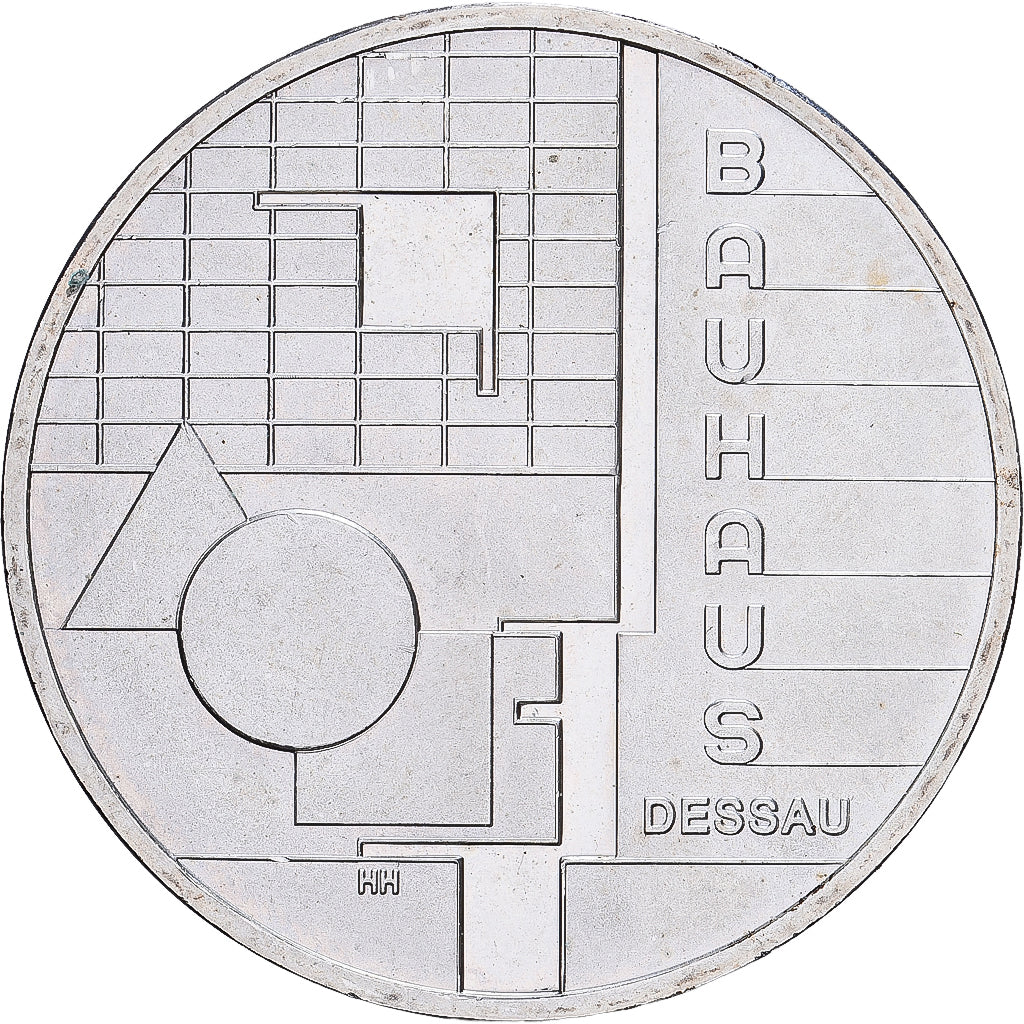 Germany, 10 Euro, Bauhaus Dessau, 2004, Berlin, Silver, MS(60-62), KM:230