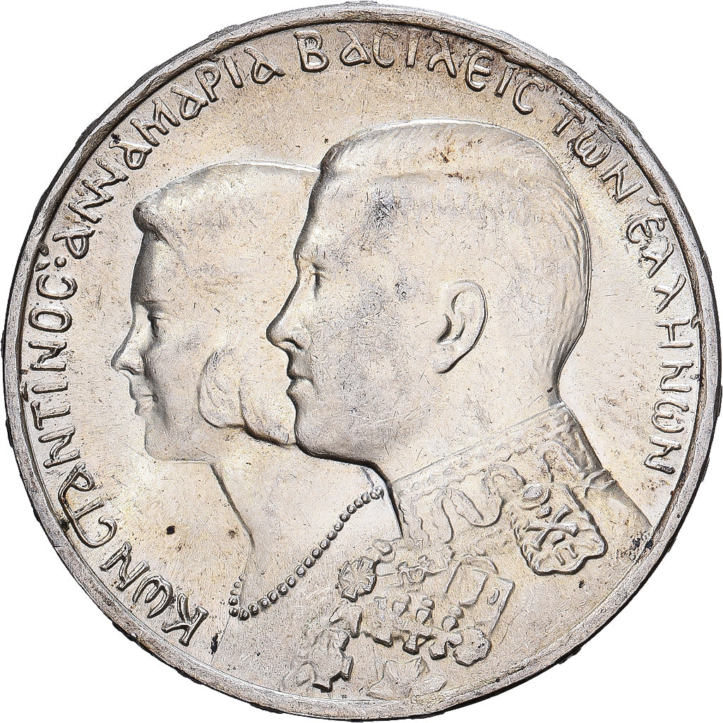 Münze, Griechenland, Constantine II, 30 Drachmai, 1964, Kongsberg, VZ+, Silber