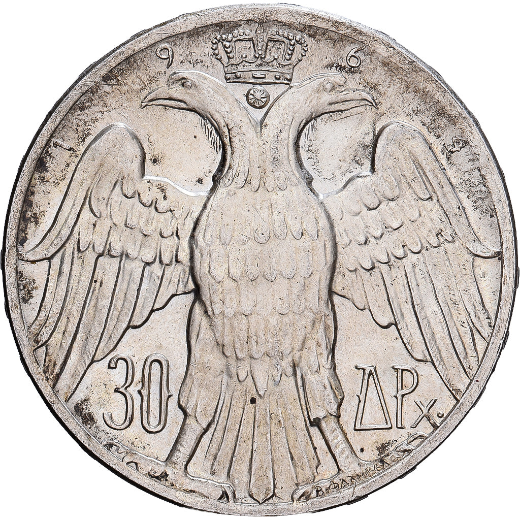 Münze, Griechenland, Constantine II, 30 Drachmai, 1964, Kongsberg, VZ+, Silber