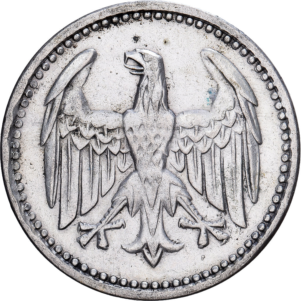 Deutschland, Weimarer Republik, 3 Mark, 1924, Stuttgart, Silber, SS+, KM:53