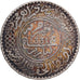 Marokko, Yusuf, 1/2 Rial, 5 Dirhams, AH 1331/1913, bi-Bariz, Silber, SS, KM:32