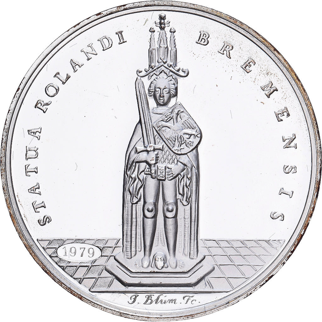 Germany, Medal, Bremen, 1979, Silver, Restrike, AU(55-58)
