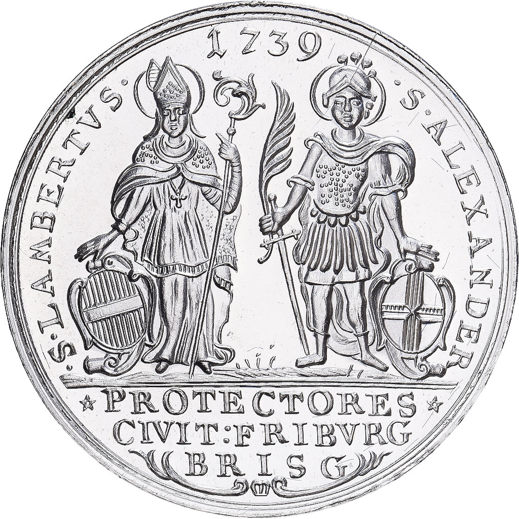 Germany, Medal, Ville de Fribourg, 1980, Silver, Restrike, MS(63)