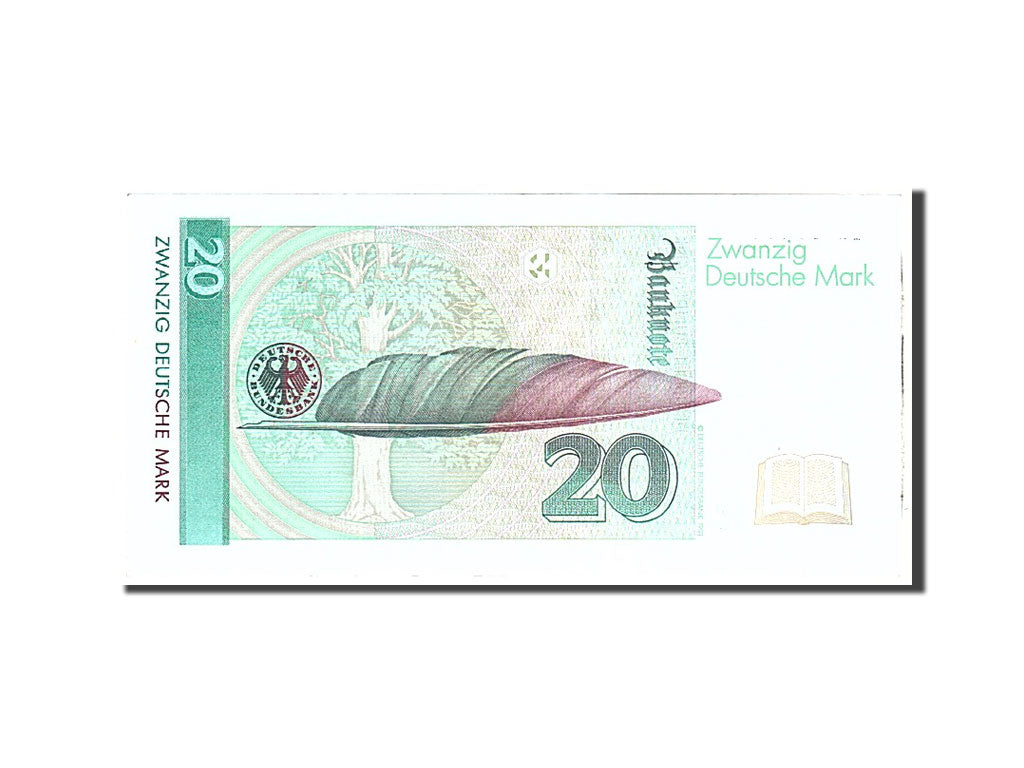Banknote, GERMANY - FEDERAL REPUBLIC, 20 Deutsche Mark, 1993, 1993-10-01