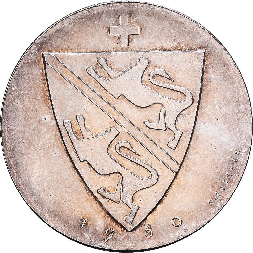 Switzerland, Medal, 500 ans de Thurgovie, 1960, Silver, MS(63)