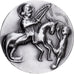 Suiza, medalla, 450 ans de l'intégration de Riehen à Bâle, 1972, Plata, SC+