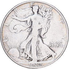 États-Unis, Half Dollar, Walking Liberty Half Dollar, 1939, San Francisco