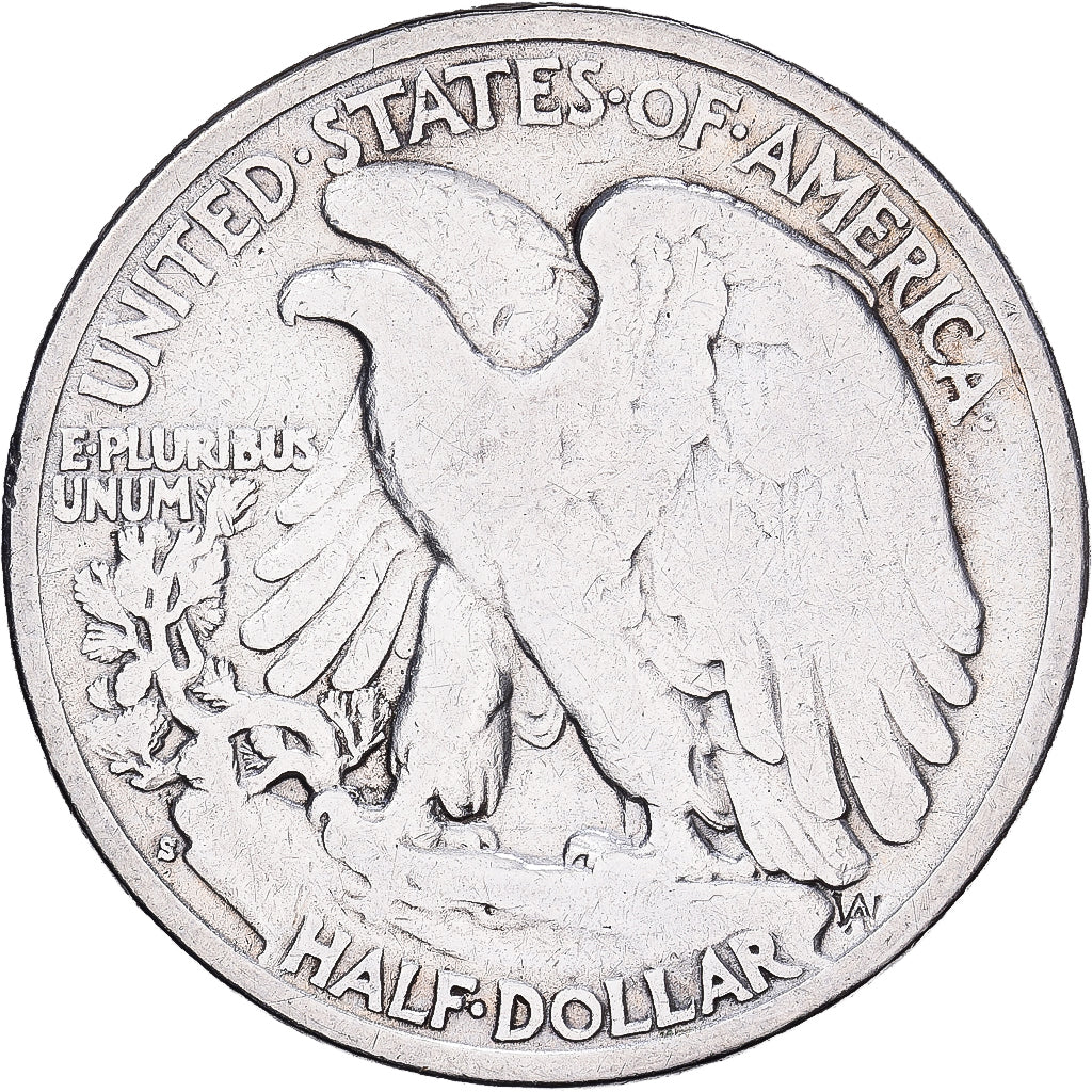Estados Unidos da América, Half Dollar, Walking Liberty Half Dollar, 1939, San