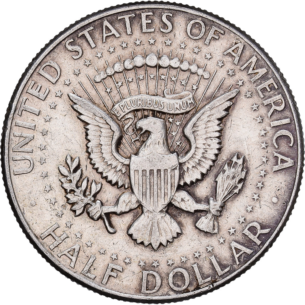 Estados Unidos da América, Half Dollar, Kennedy, 1964, Philadelphia, Prata