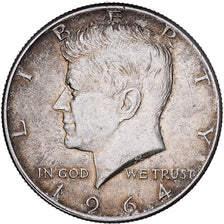 United States, Half Dollar, Kennedy, 1964, Philadelphia, Silver, EF(40-45)