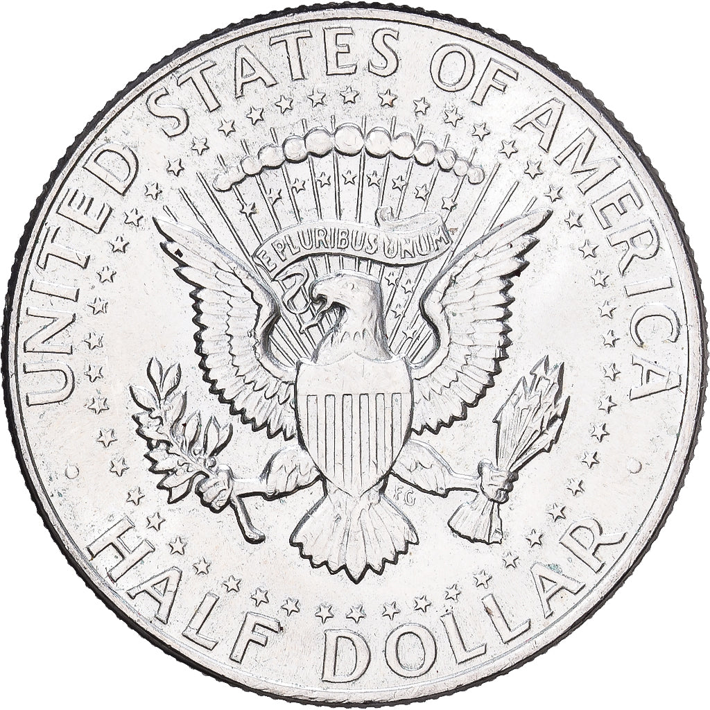 Estados Unidos da América, Half Dollar, Kennedy, 1964, Philadelphia, Prata