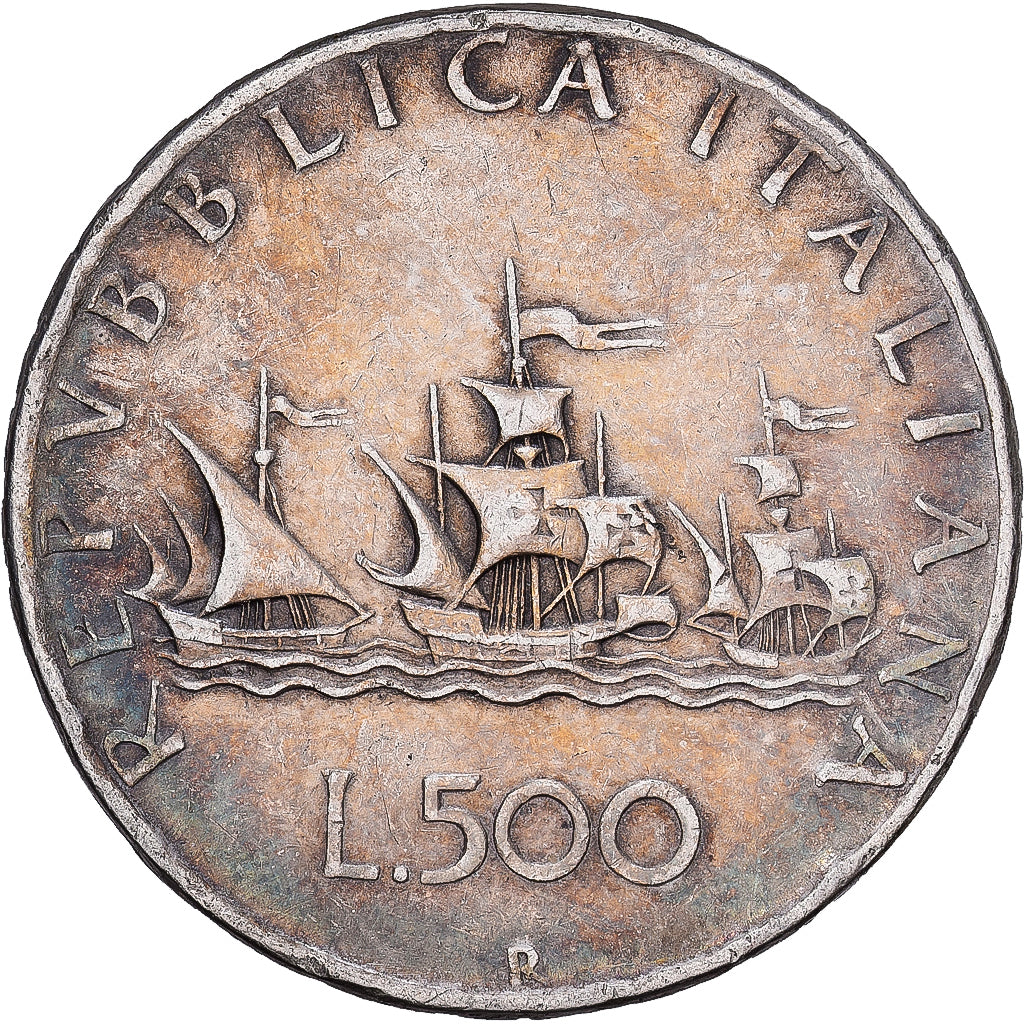 Italy, 500 Lire, 1958, Rome, Silver, VF(20-25), KM:98
