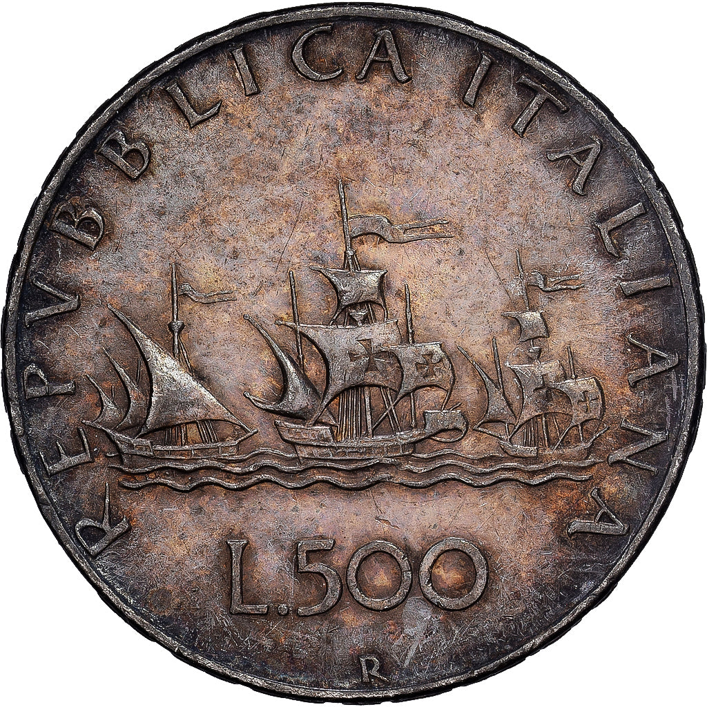 Italy, 500 Lire, 1958, Rome, Silver, VF(20-25), KM:98
