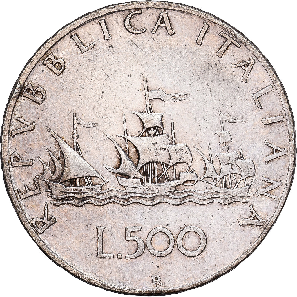 Italy, 500 Lire, 1958, Rome, Silver, VF(30-35), KM:98