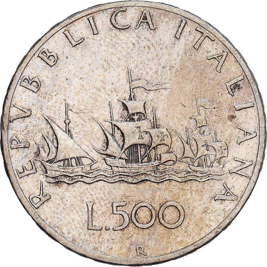 Italy, 500 Lire, 1961, Rome, Silver, AU(50-53), KM:98