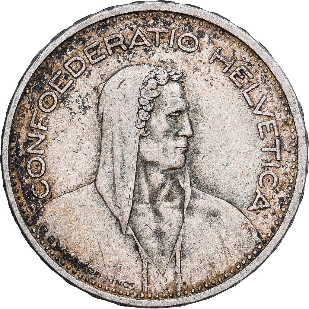 Switzerland, 5 Francs, 1932, Bern, Silver, VF(30-35), KM:40