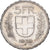 Suiza, 5 Francs, 1939, Bern, Plata, MBC+, KM:40